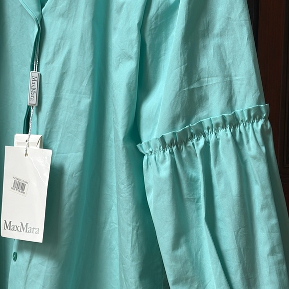 Max Mara Roseto Cotton Poplin Blouse - Picture 7 of 11